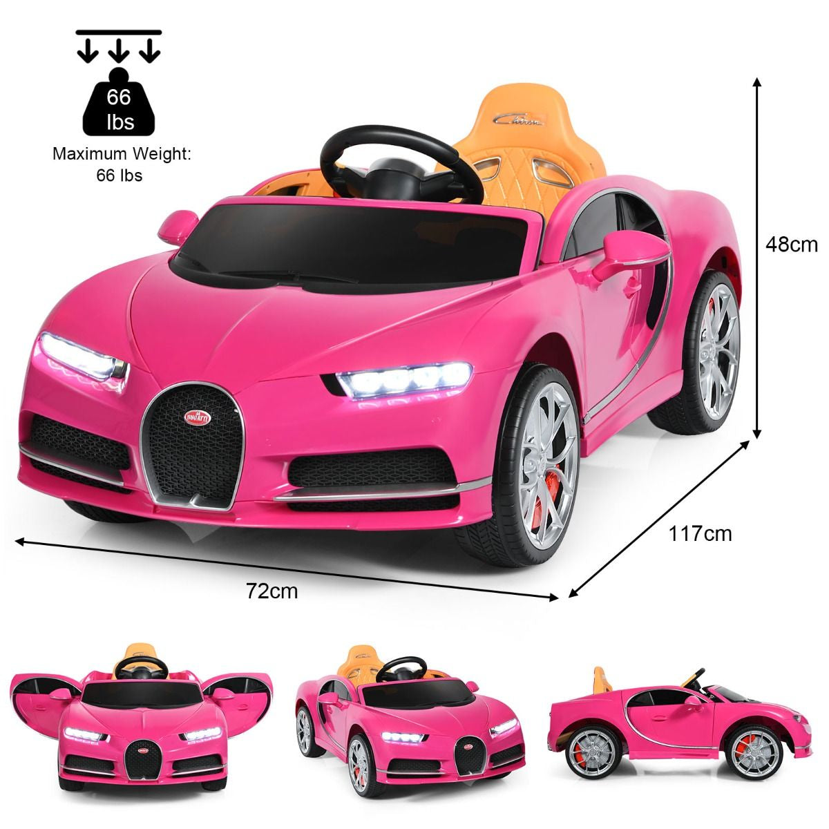 12V Kids Licensed Battery Powered Vehicle with Remote Control