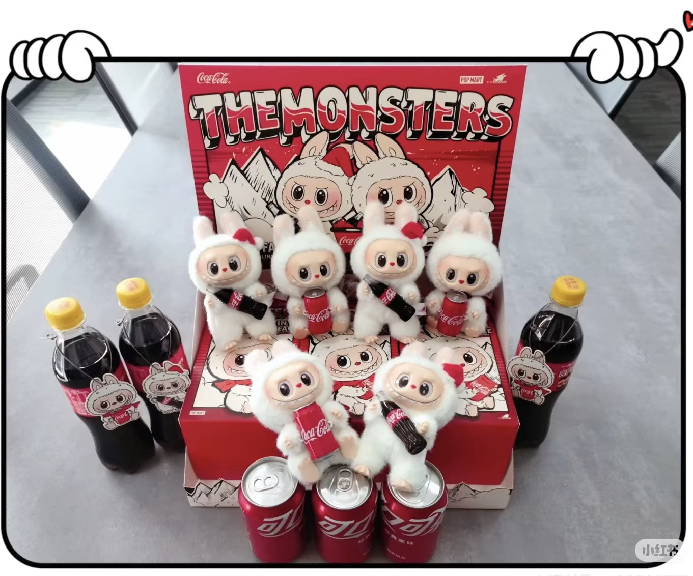 Authentic Hot Sale Original Popmart Labubus the Monsters COCAA-COLAA SERIES Action Anime Figures Blind Box Toys Mystery Boxes