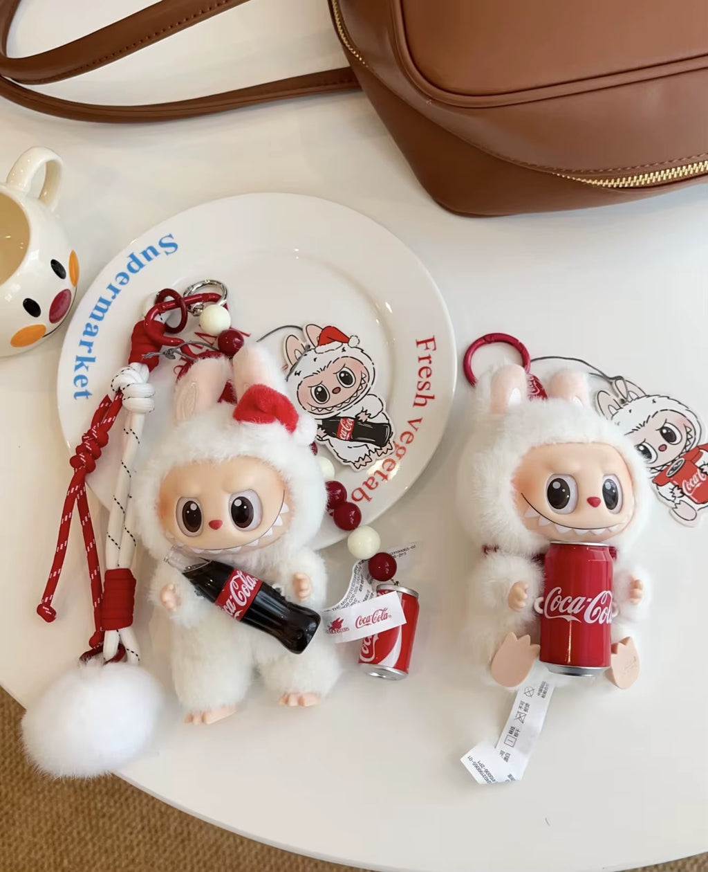 Authentic Hot Sale Original Popmart Labubus the Monsters COCAA-COLAA SERIES Action Anime Figures Blind Box Toys Mystery Boxes