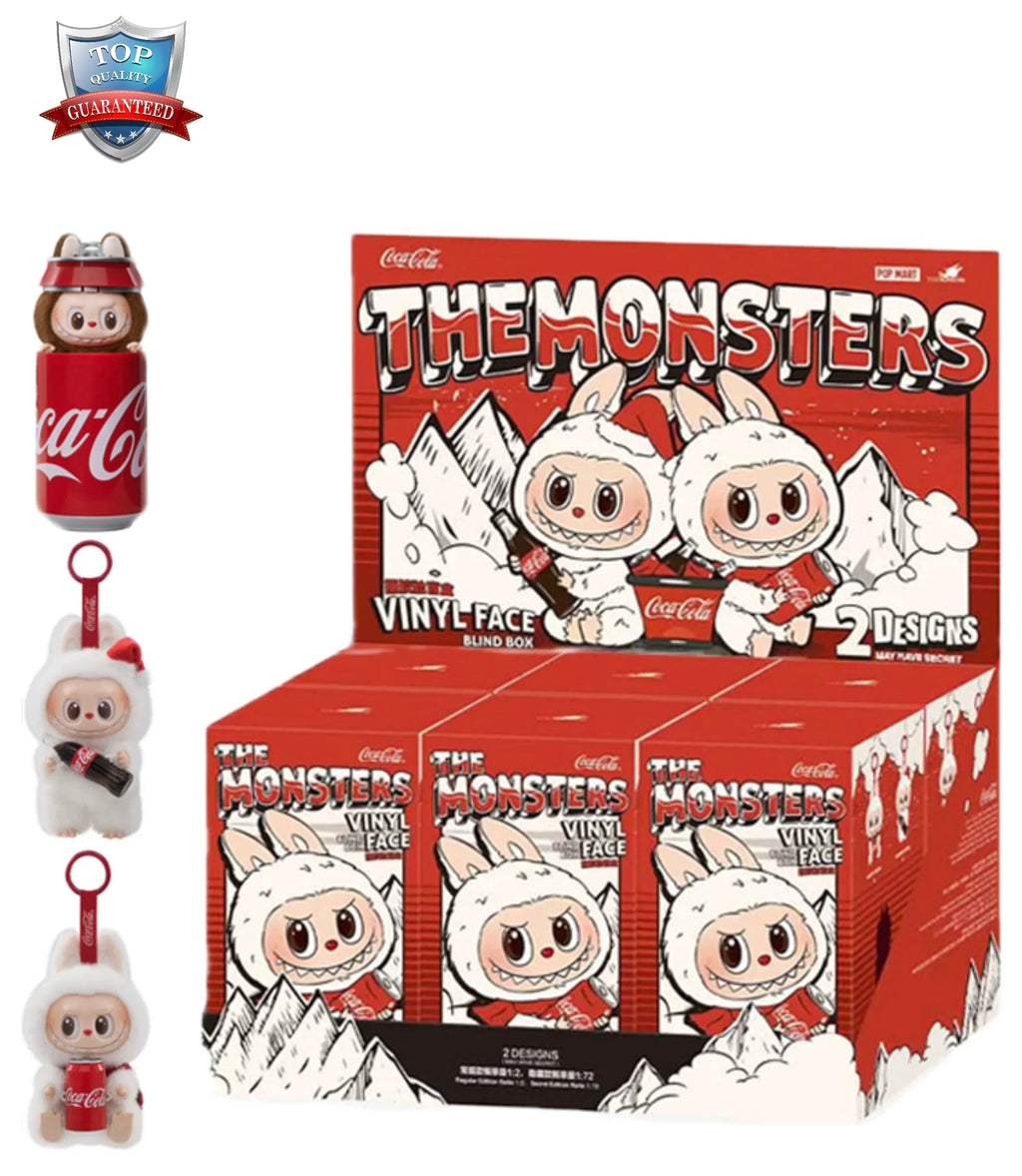Authentic Hot Sale Original Popmart Labubus the Monsters COCAA-COLAA SERIES Action Anime Figures Blind Box Toys Mystery Boxes